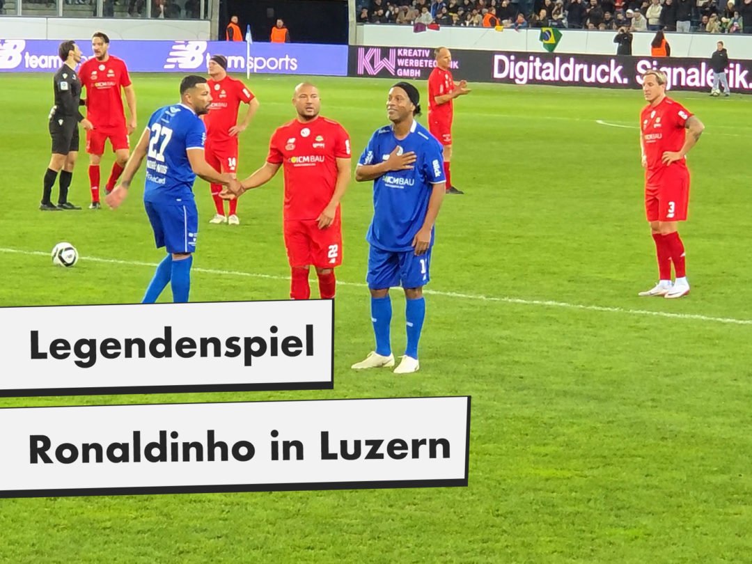 Legendenspiel: Ronaldinho in Luzern